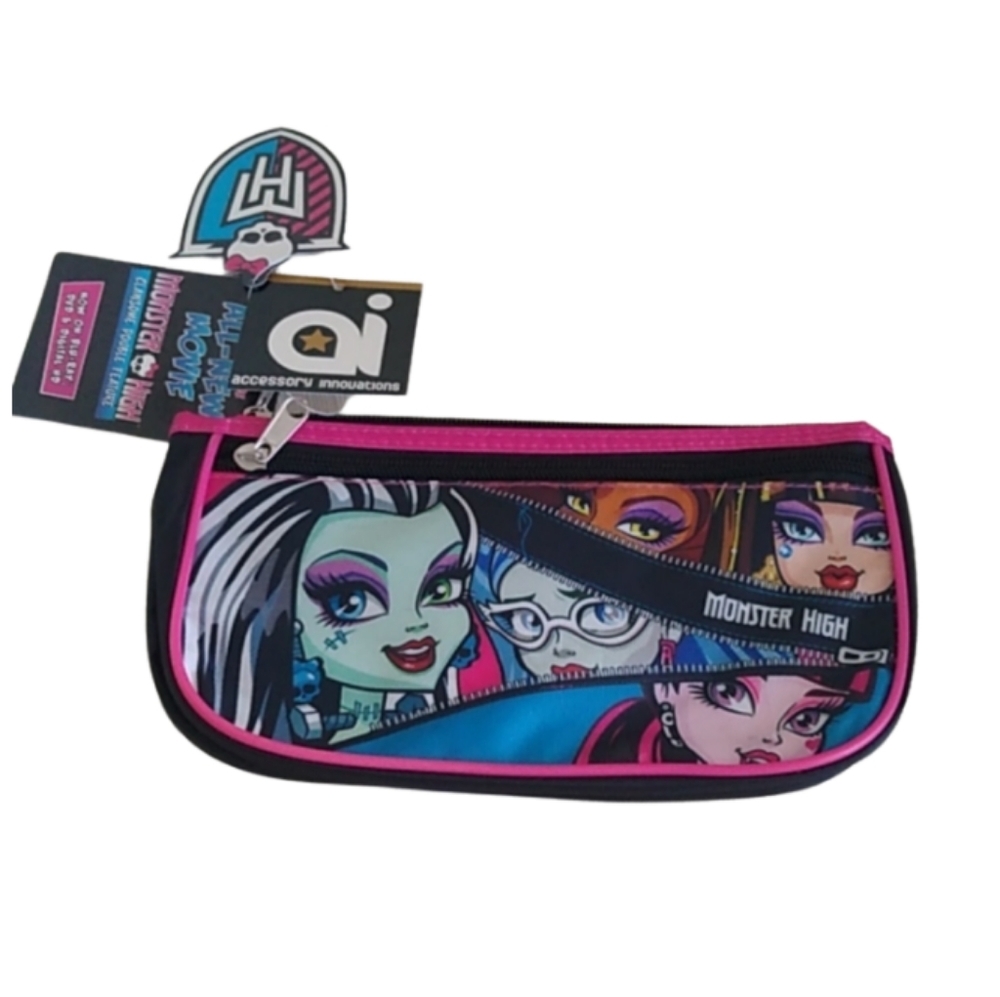 Monster High Gadget Case with 2 Zippered Compartments